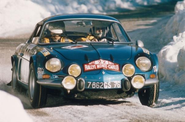 Alpine A110 1600 S bei der Rallye Monte Carlo 1971.  Foto: Auto-Medienportal.Net/Alpine